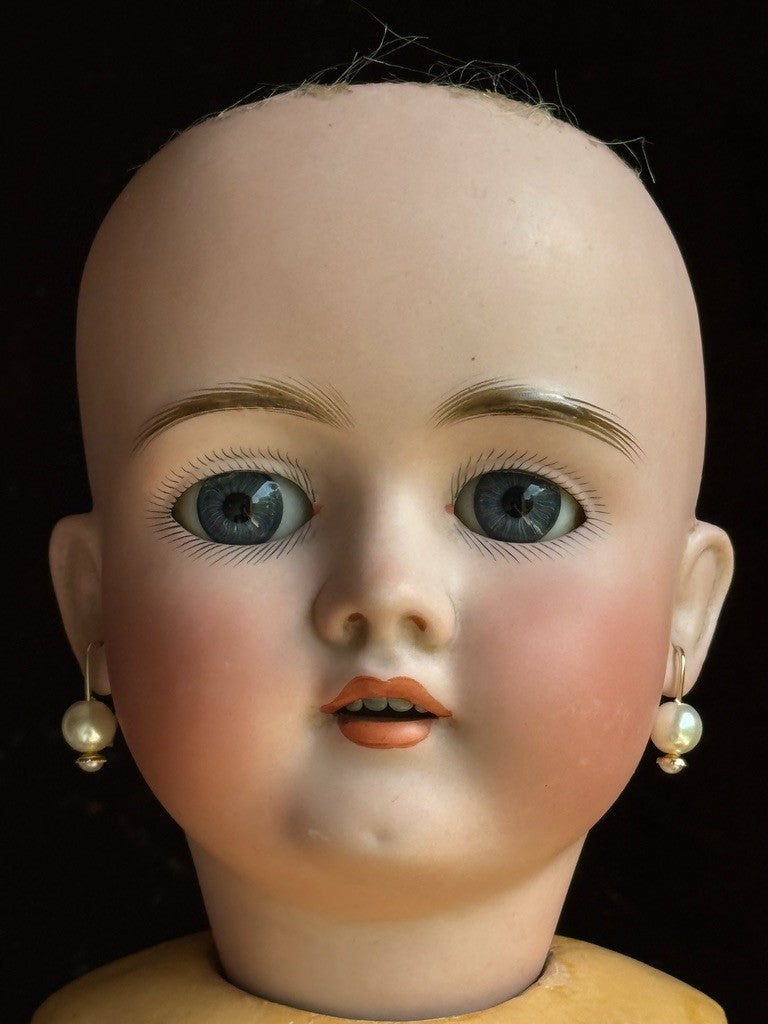 Antique German 23” Walkure Bisque Head Composition Body Doll