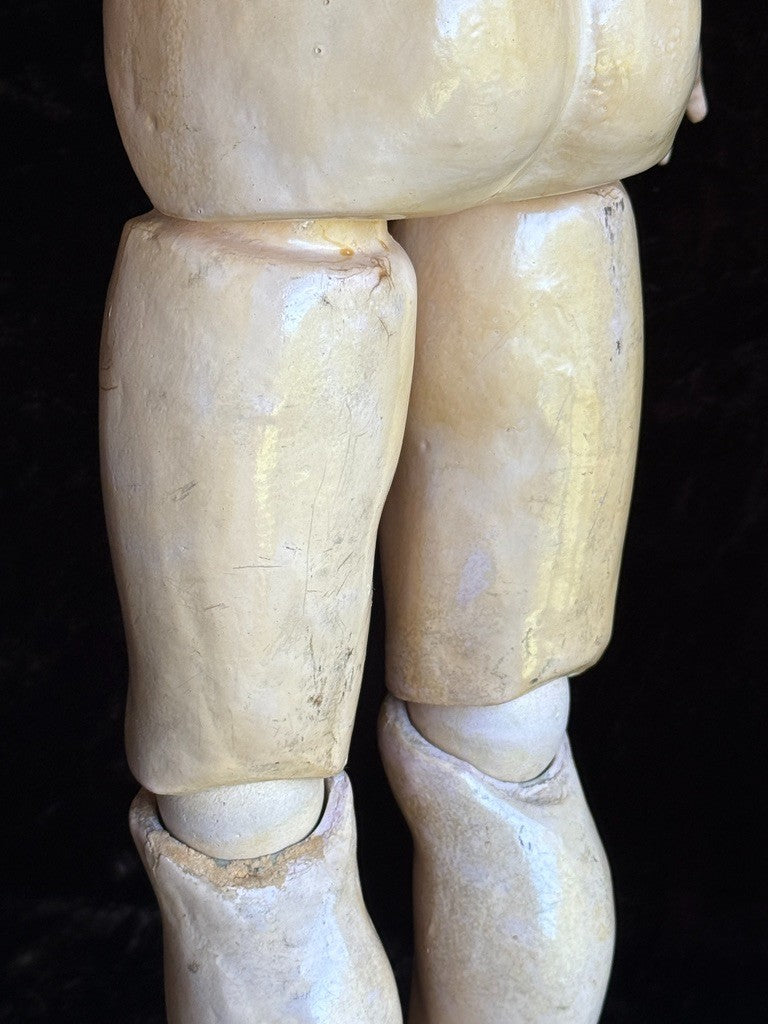 Antique German 25” Armand Marseille DRGM 246 Florodora Bisque Socket Head Doll