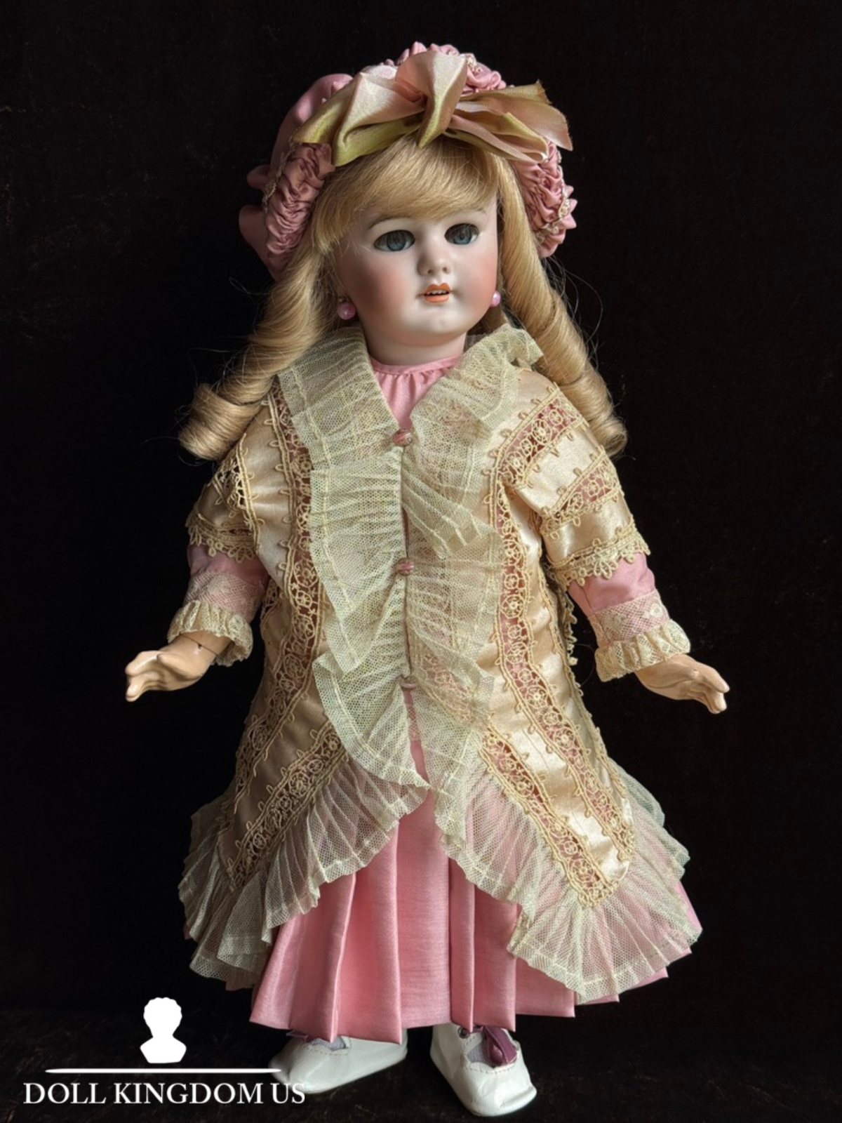 Antique German French 19 Tete Jumeau Simon Halbig Dep Bisque Head Doll