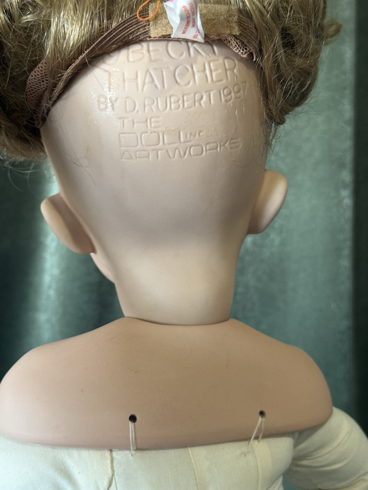 Artist Reproduction Of Porcelain 28” Doll “Becky Thatcher” by Donna Rubert Mold
