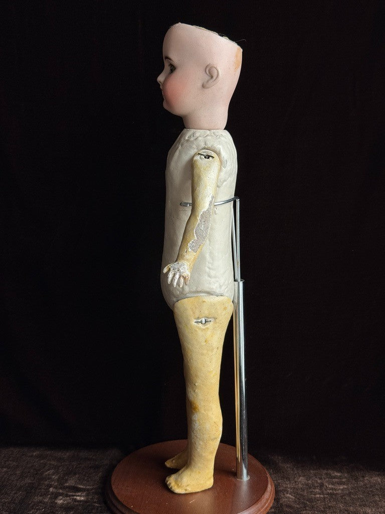 Antique French 17.75” SFBJ 60 Bisque Head Doll