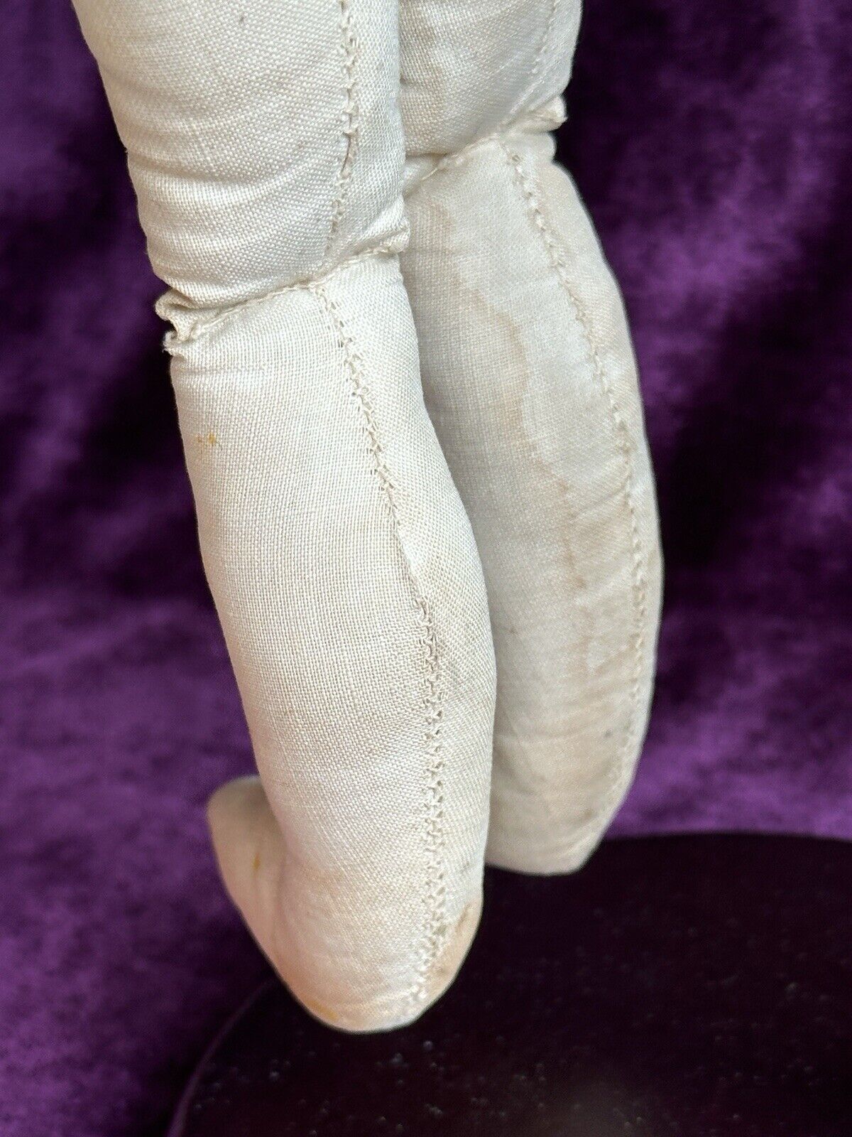 Rare Antique German 15” Parian China Bisque Shoulder Head Fashion Doll