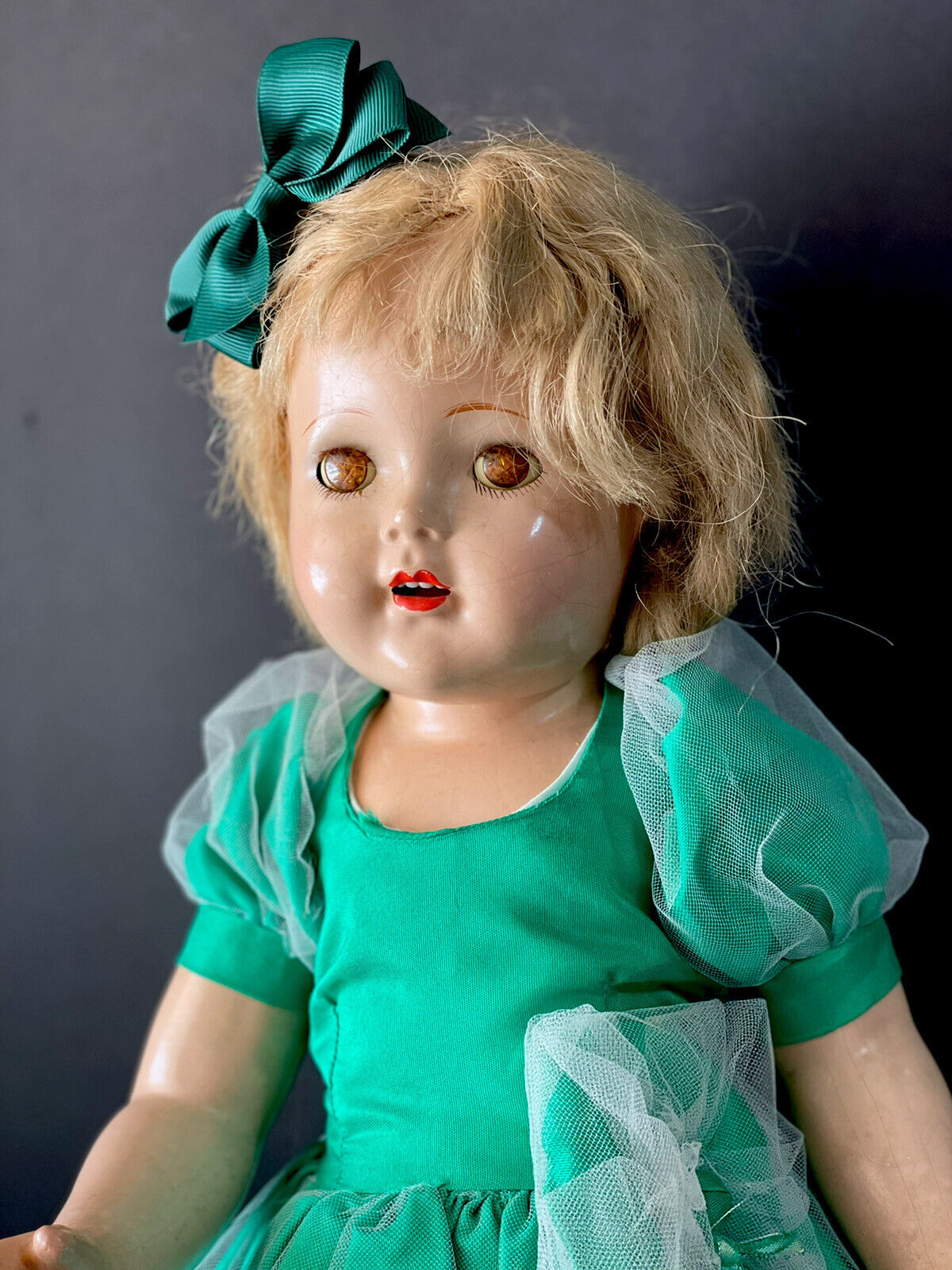 RARE Vintage Madame Alexander Large 23” Princess Elizabeth Composition Doll