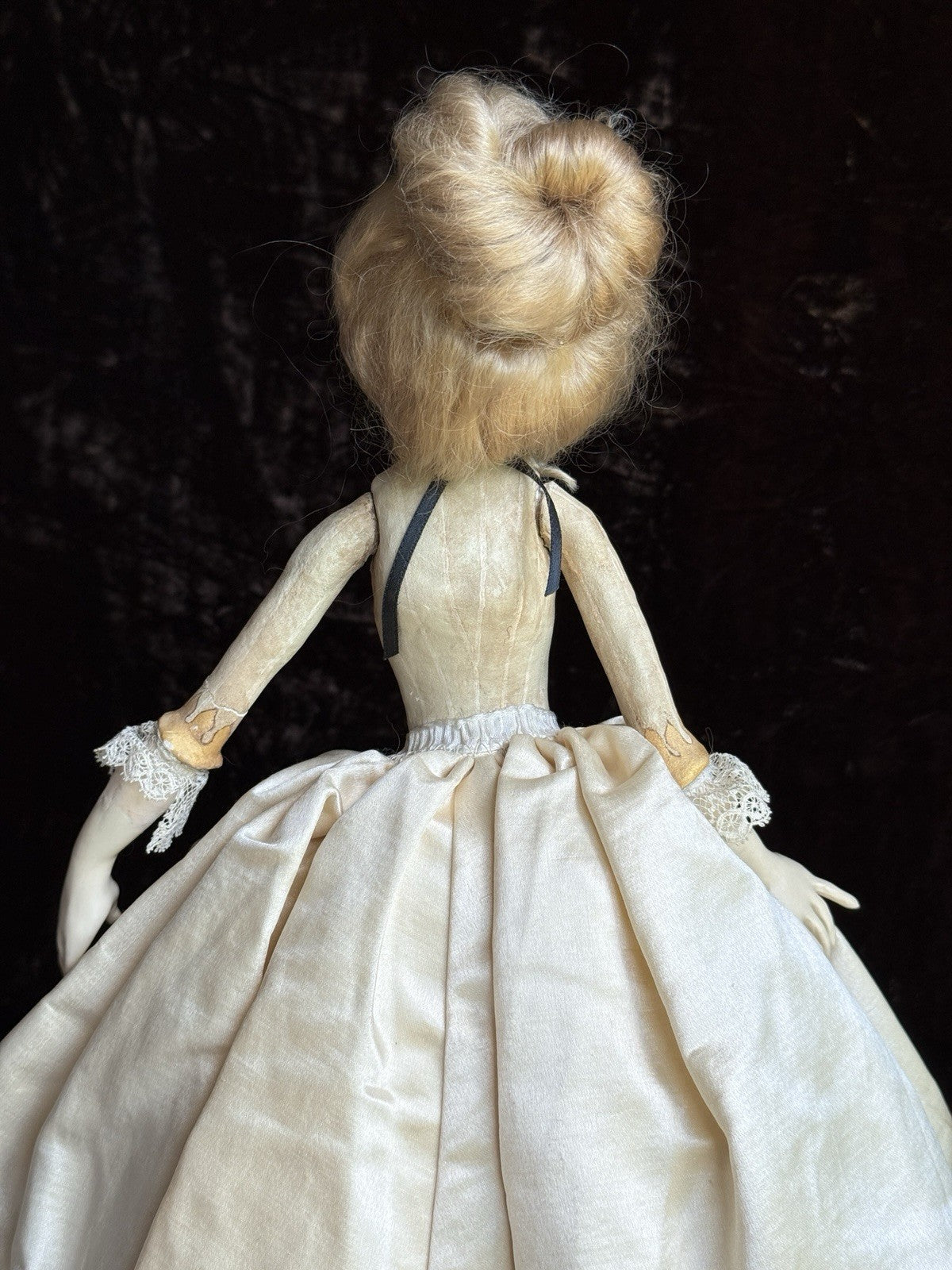 OOAK Collectible 14.5” Judith & Lucia Friedericy Wax Over Porcelain Doll