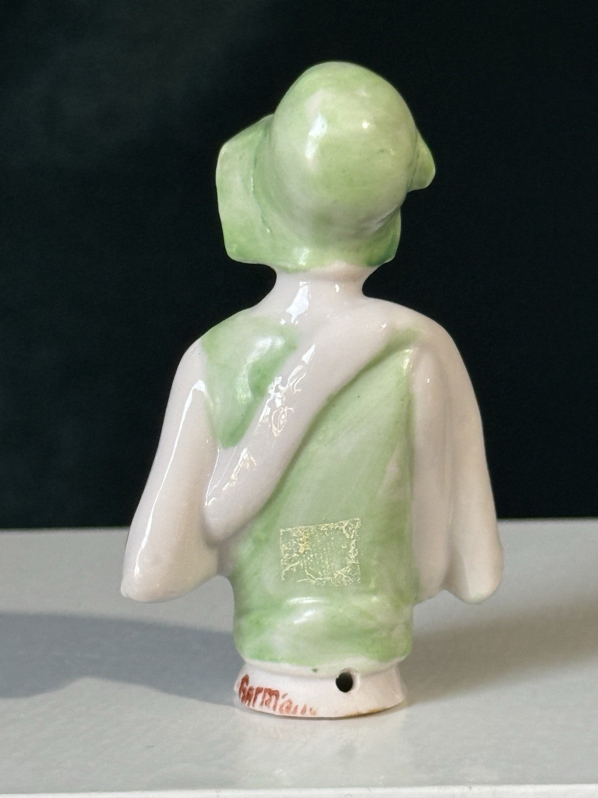 Lot Of 4 German Art Deco Flapper Pin Cushion 4” Half Dolls Arms Attached