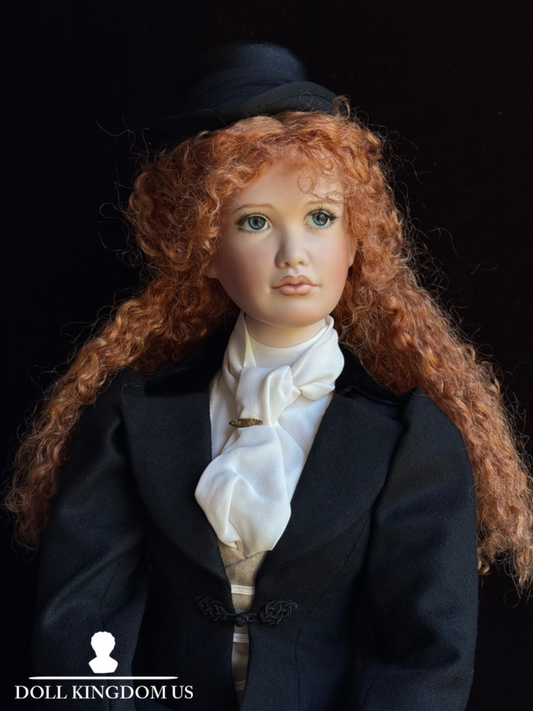 Rare Lifelike 33" Artists Angela Barker Porcelain Doll Davina New Tag COA LE 15