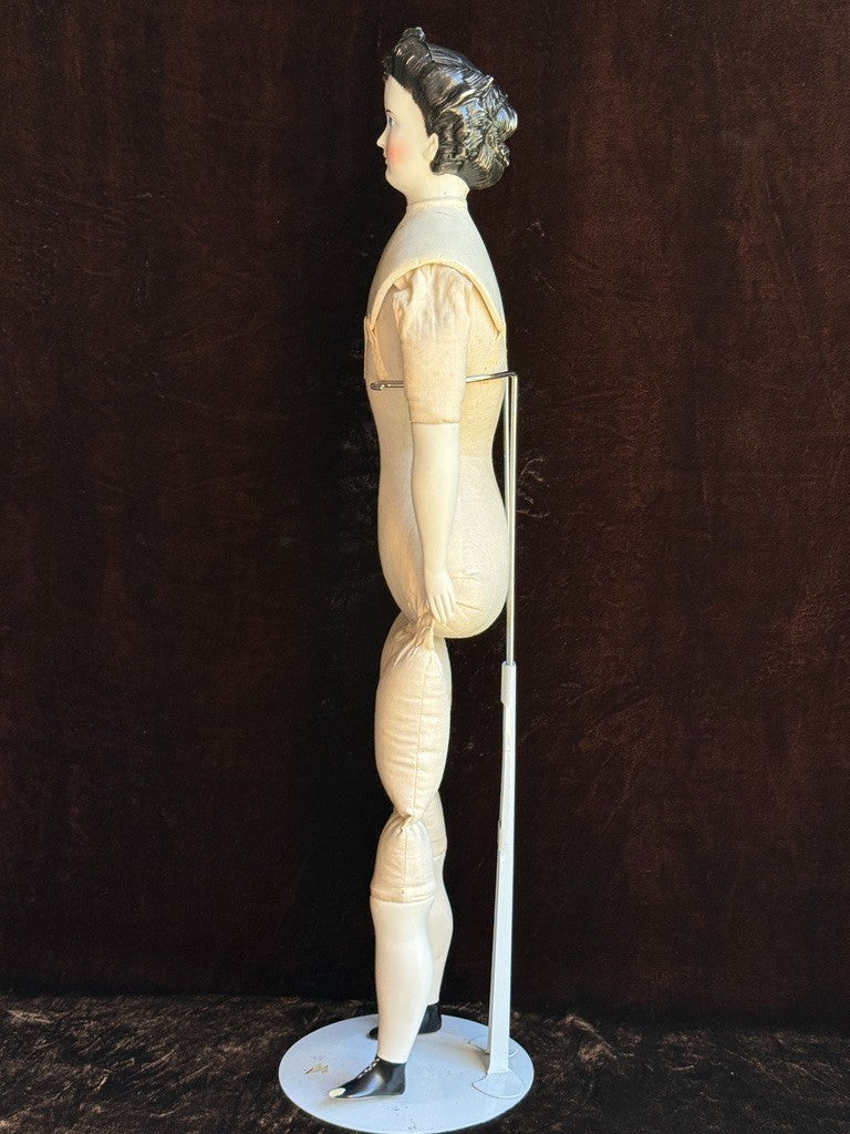 Antique German 20.75” Dornheim, Koch & Fisher Parian Dagmar China Head Doll