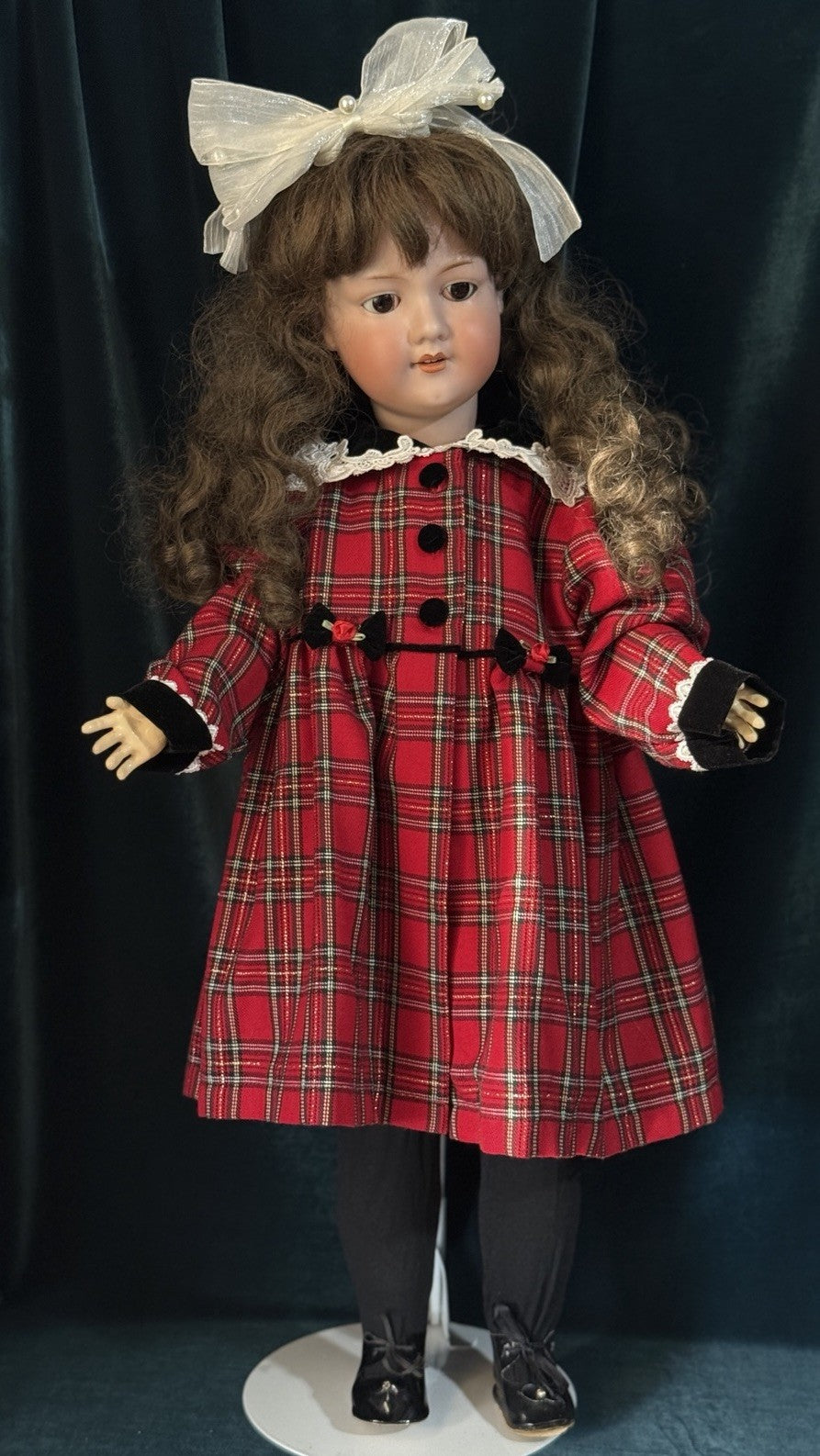 Antique German Armand Marseille 390 DRGM 28” Doll Bisque Head Composition Body