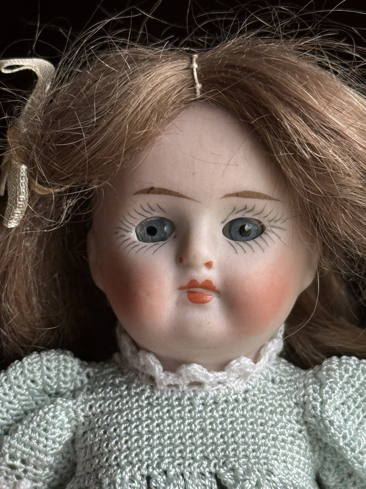 Antique German 4.5” Kestner 208 All Bisque Mignonette Dollhouse Doll