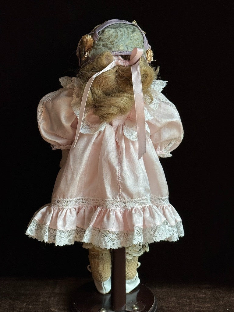 Early Antique German 13” Kestner 143 Bisque Shoulder Head Doll