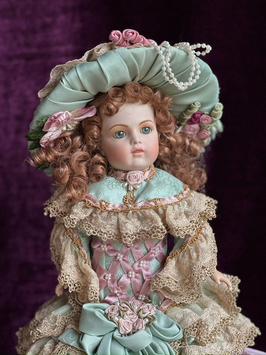 Patricia  Loveless 14" Porcelain Reproduction of Antique French Bebe Doll LE 200