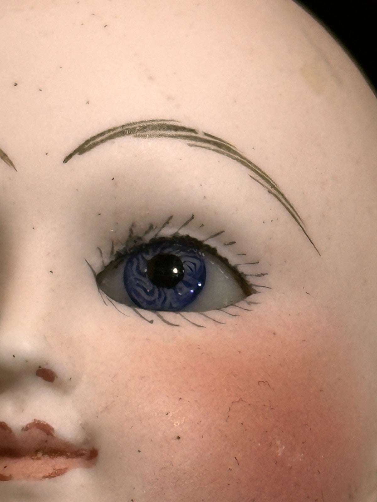 Antique French 14" Leon Casimir Bru Fashion Bisque Doll Wooden Articulated Body