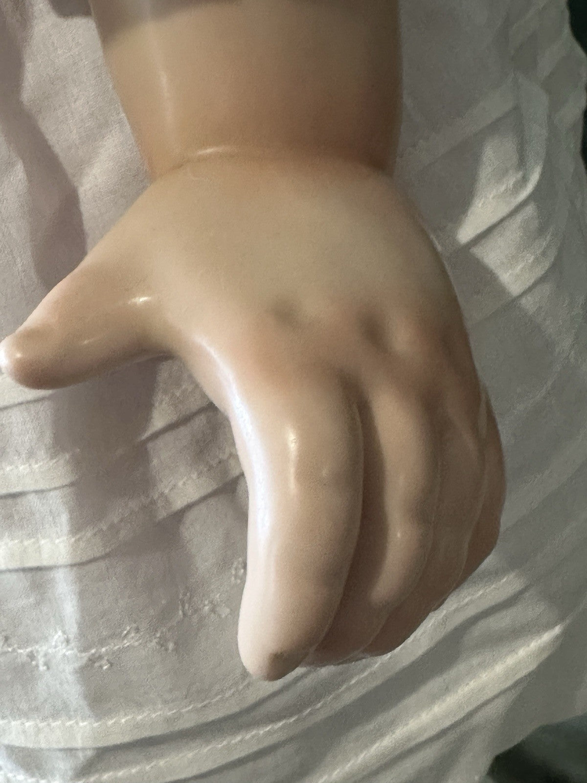 Collectible Artist Susan Krey Baby 29” Doll “Olivia” Wax Over Porcelain  LE 35