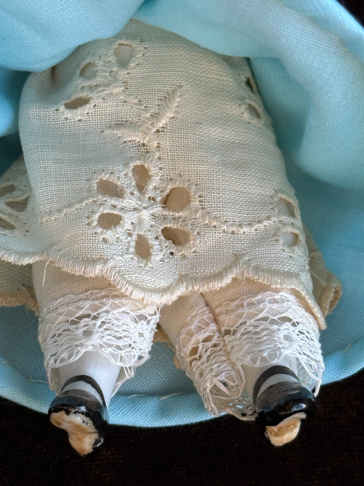 Antique German 4.5” Kestner All Bisque Mignonette Dollhouse Doll