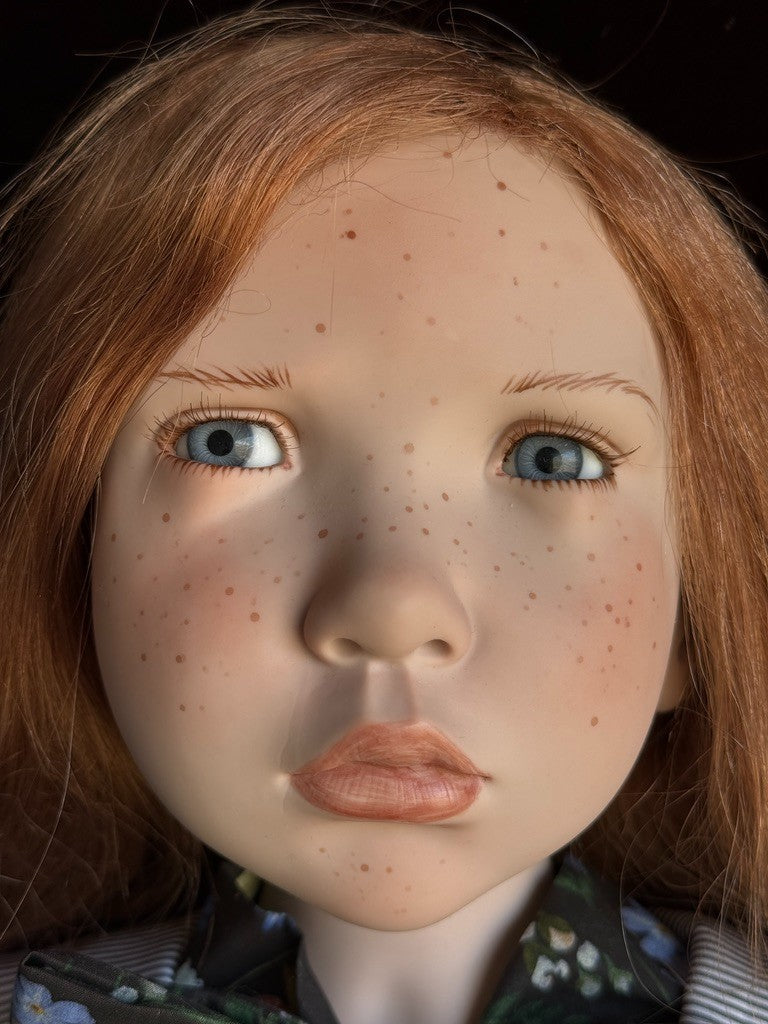 Rare Huge Lifelike Zwergnase 35” Philomene Vinyl Doll 2018 LE 45 in Box