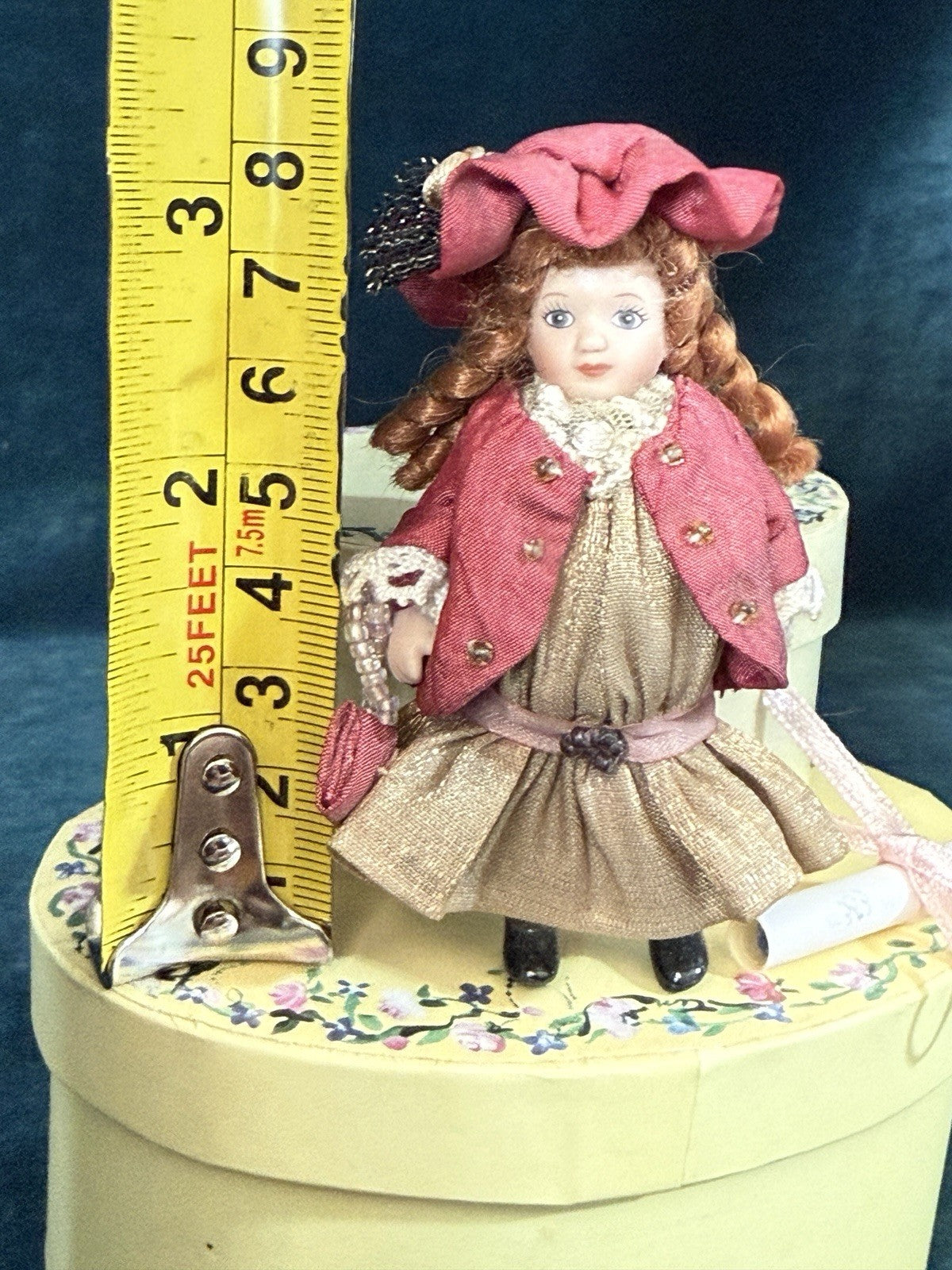 Lot Of 3 Artist Miniature Porcelain Dolls The Palmary Collection Three Heart