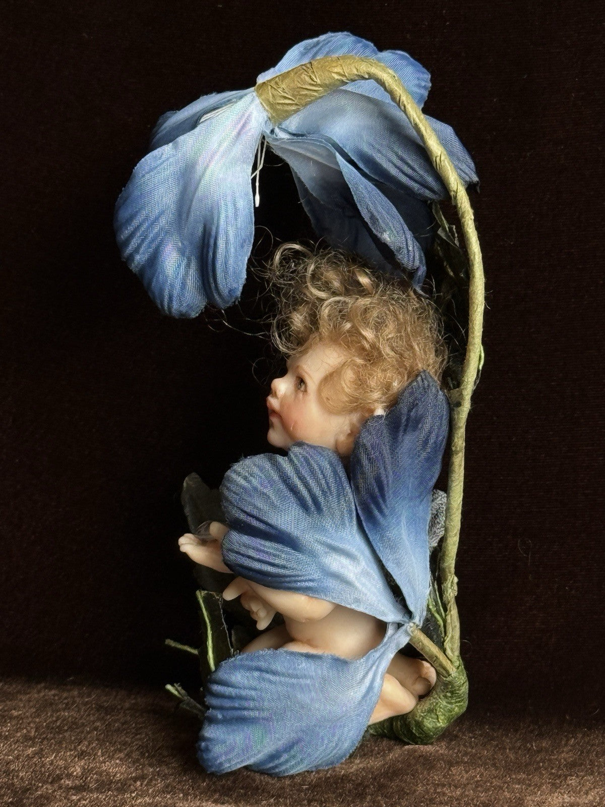 OOAK Miniature Contemporary Artist Polymer Clay Elf Doll