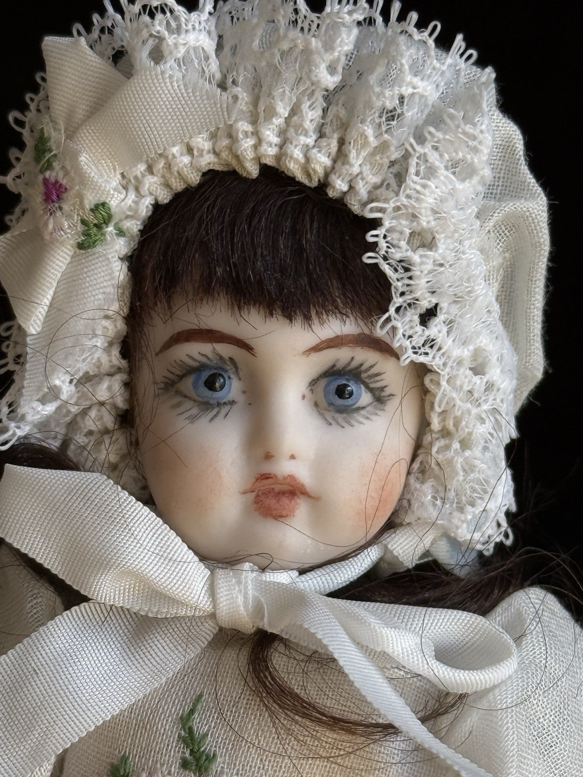 2 Miniature Opal Butler Porcelain Repro Antique French Bru Jne Dollhouse Dolls