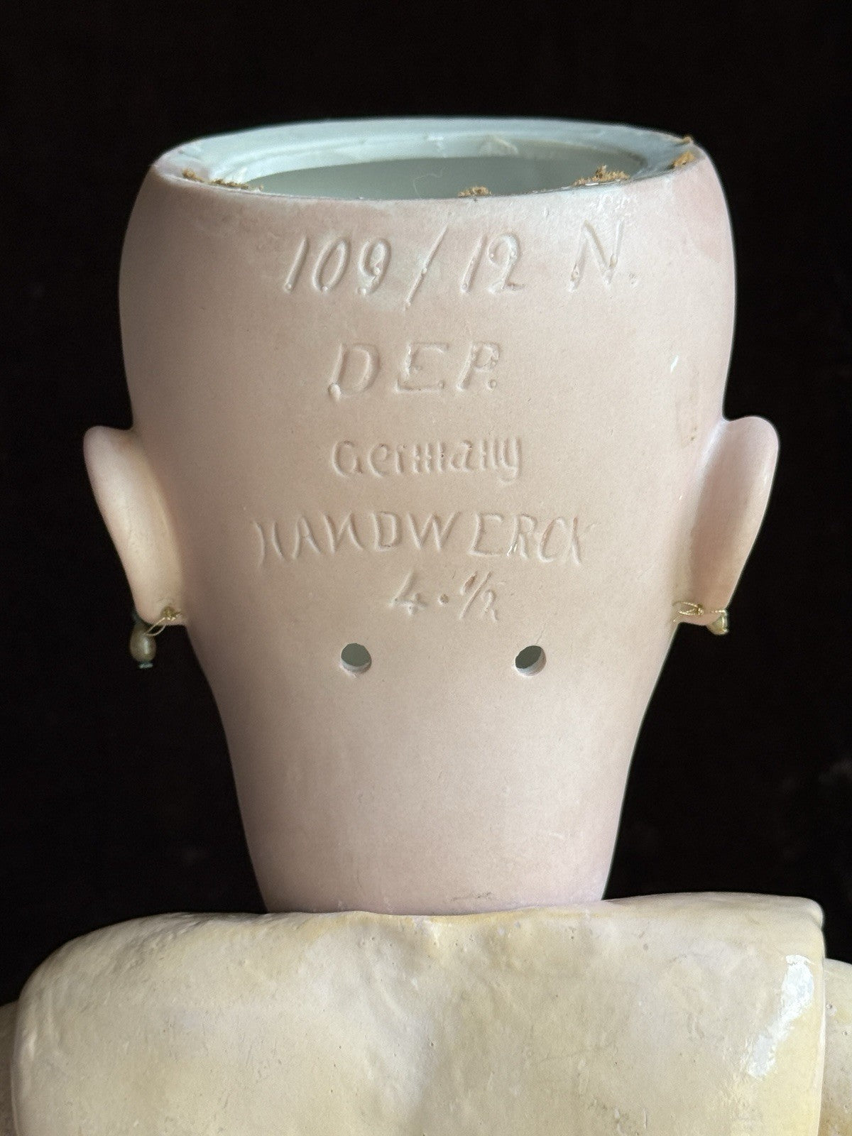Antique German 24” Heinrich Handwerck 109 Dep Bisque Head Doll
