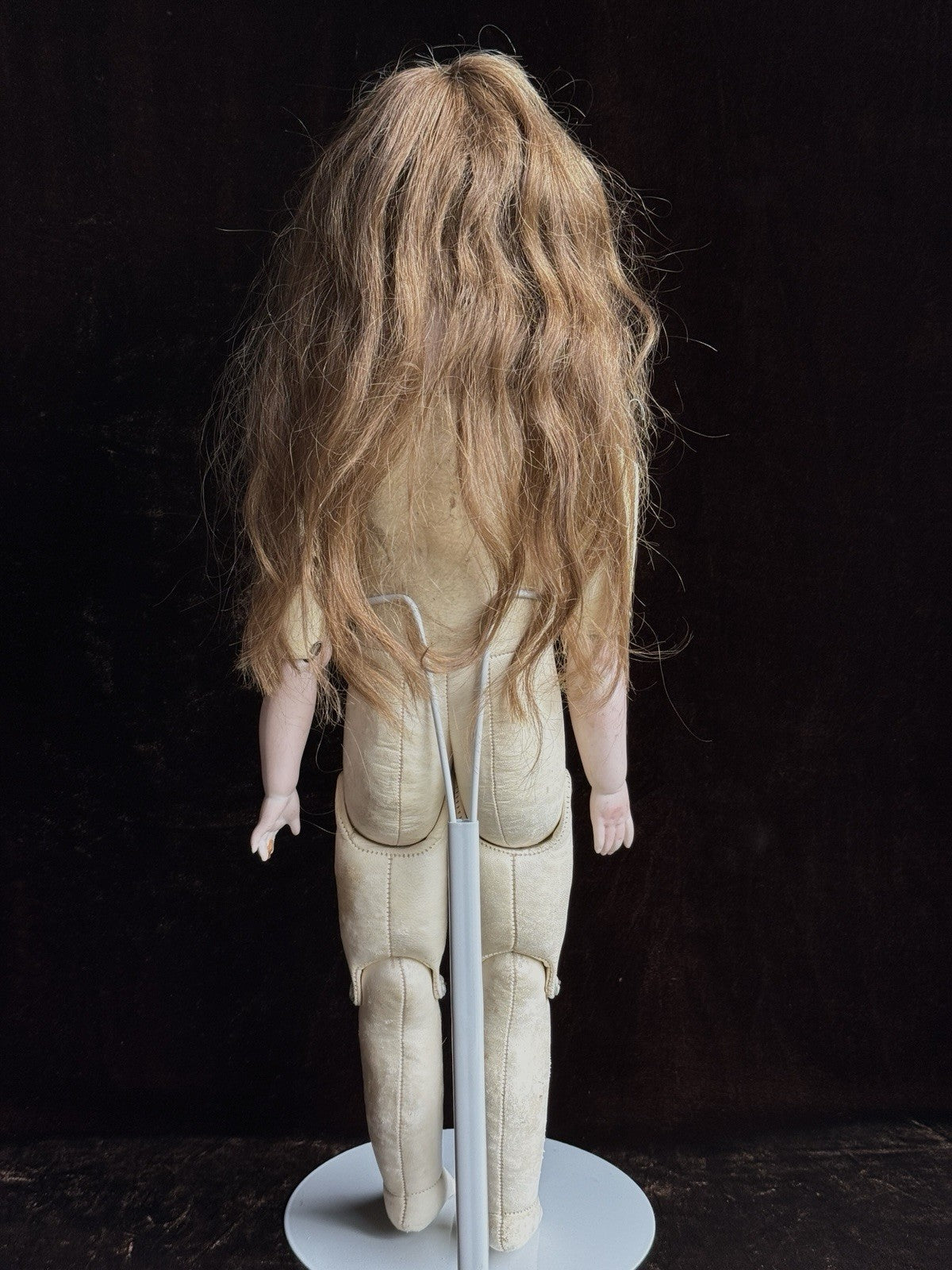 Antique German 20.5” Kestner 154 Bisque Shoulder Head Doll