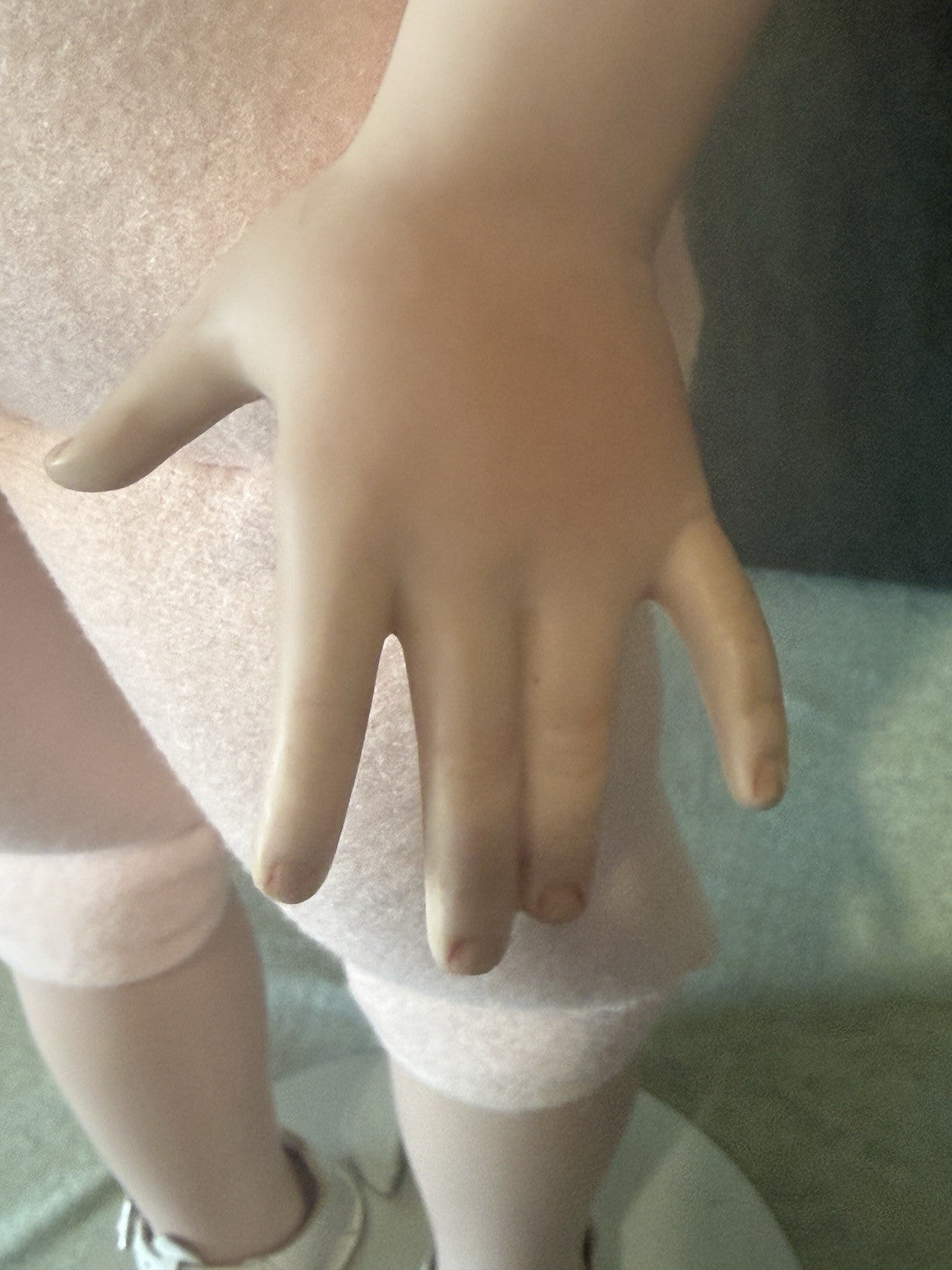 Artist Reproduction Of “Hilary” by Dianna Effner 28” Porcelain Doll Cloth Body