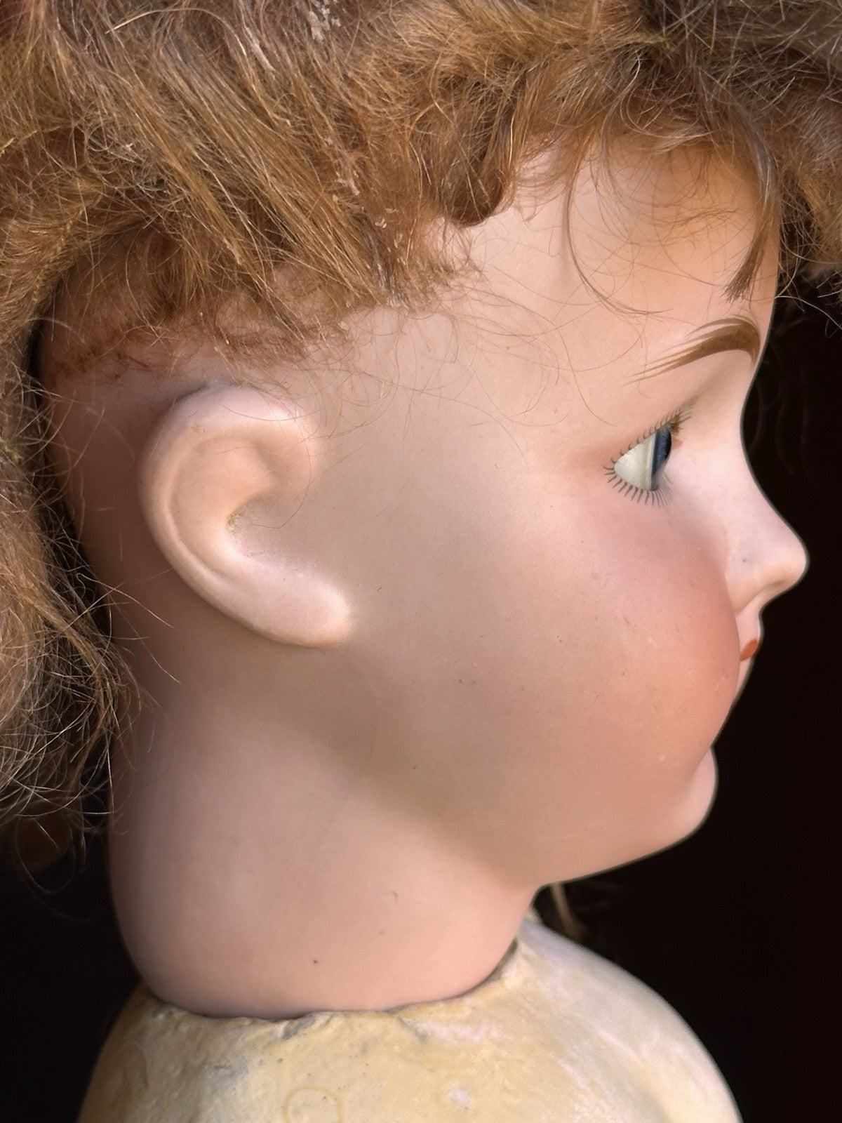 Antique German 23” Gans & Seyfarth Bisque Head Doll