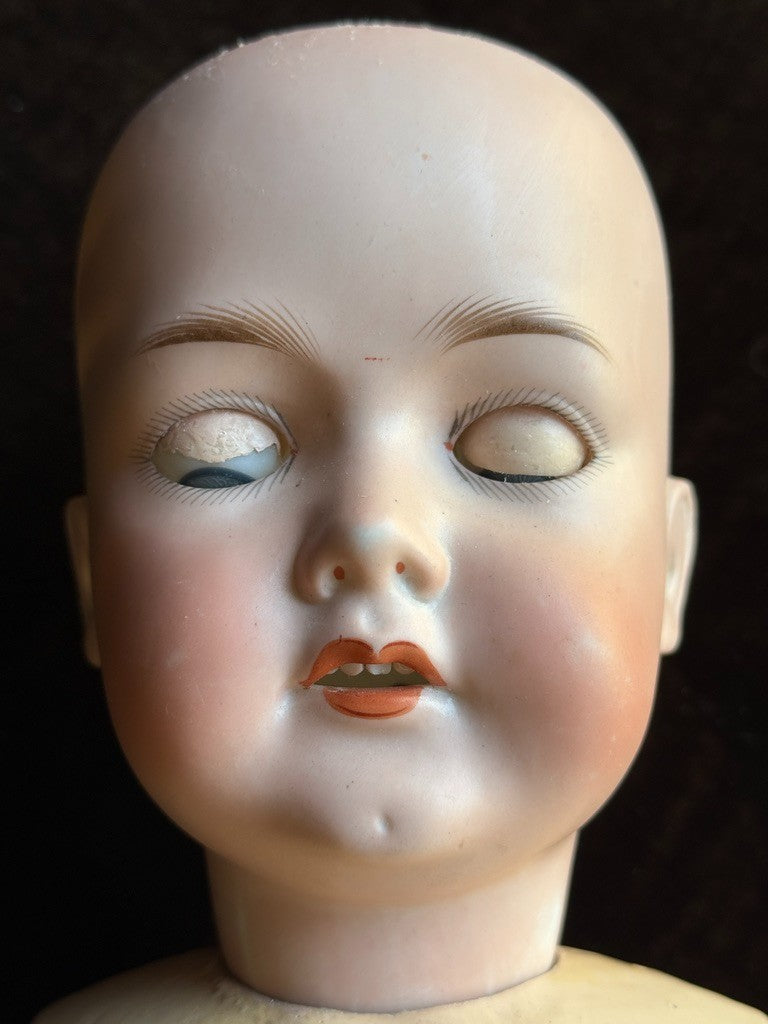 Antique German 24” C.M. Bergmann Waltershausen 1916 Bisque Head Doll