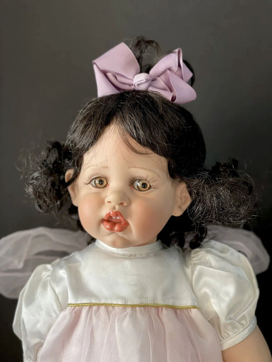 Collectible Vinyl 25” Doll “Cherish” by Fayzah Spanos 1996 LE 1000