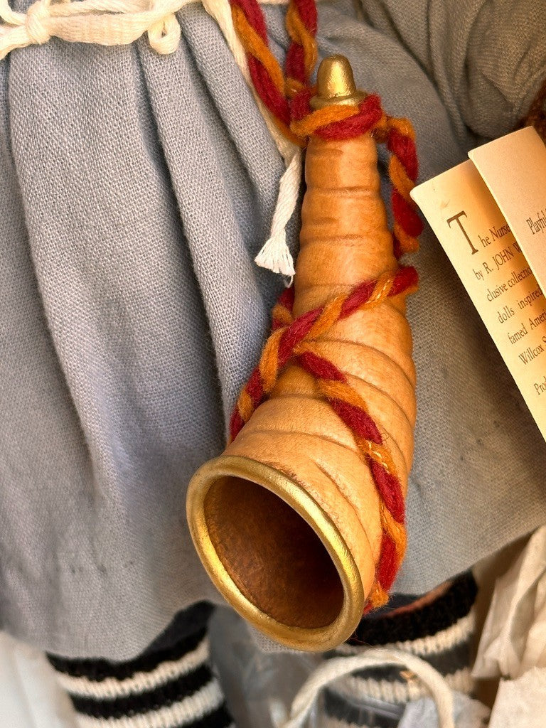 MINB John Wright 17" Little Boy Blue Cloth Felt Doll Nursery Rhyme Series LE 100