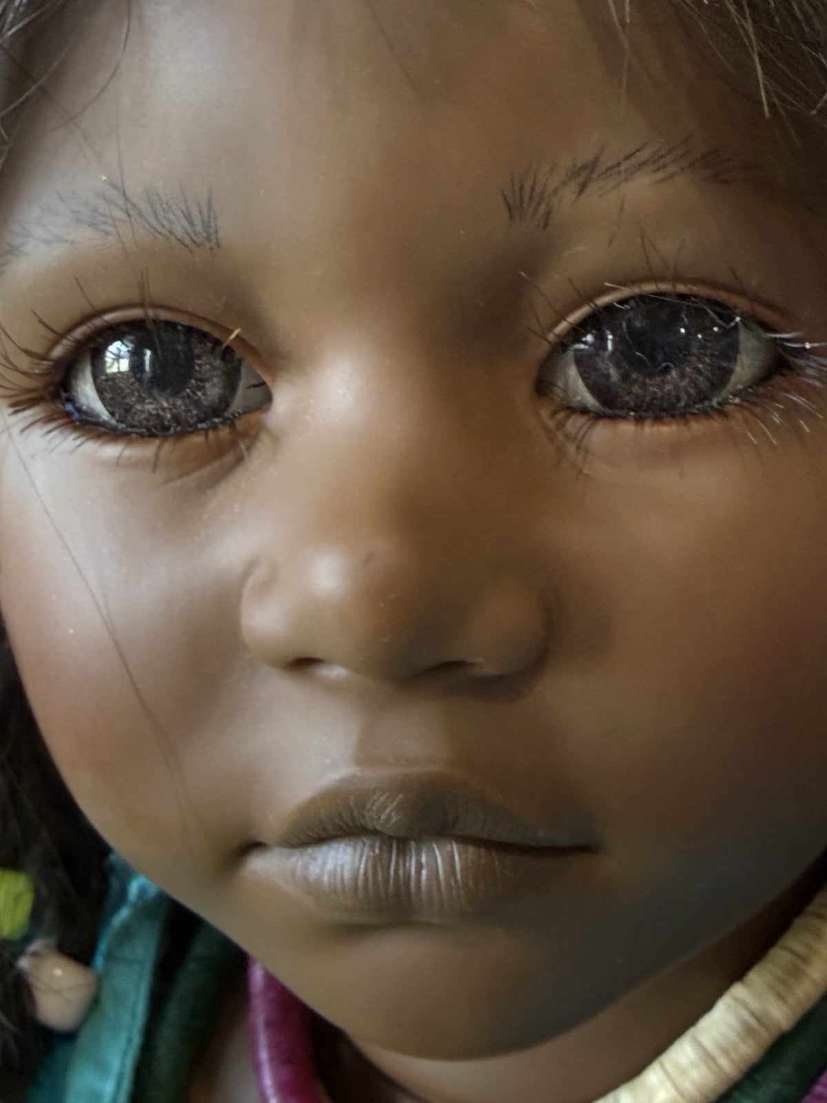 Collectible Vinyl Annette Himstedt 26” Ayoka African American Doll