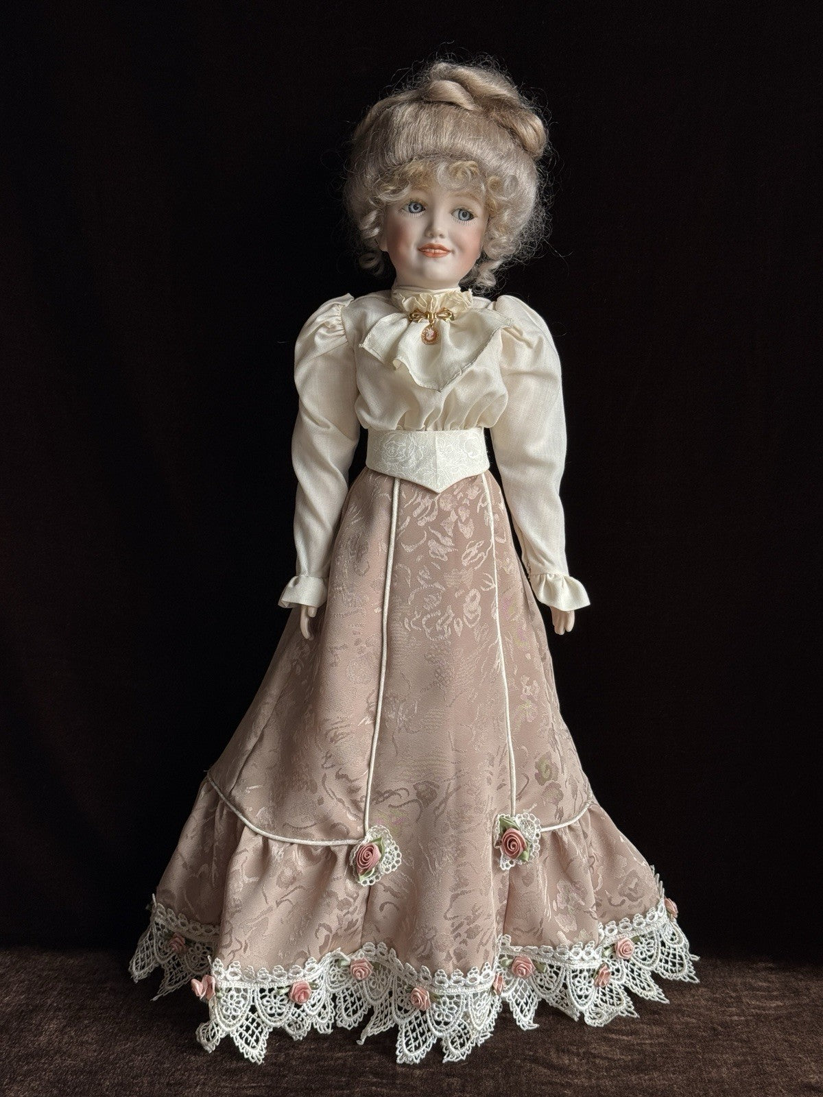 Very Rare Compo 21” Reproduction of Antique Simon Halbig 1388 Lady Fashion Doll