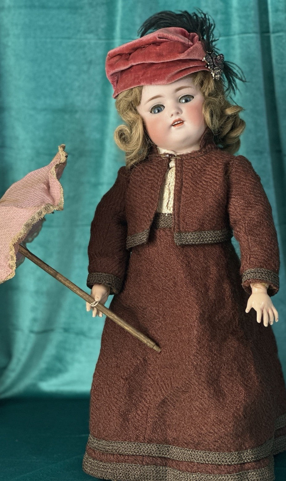 Antique German JDK Kestner Bisque Head Composition Body 16” Doll Mold 168