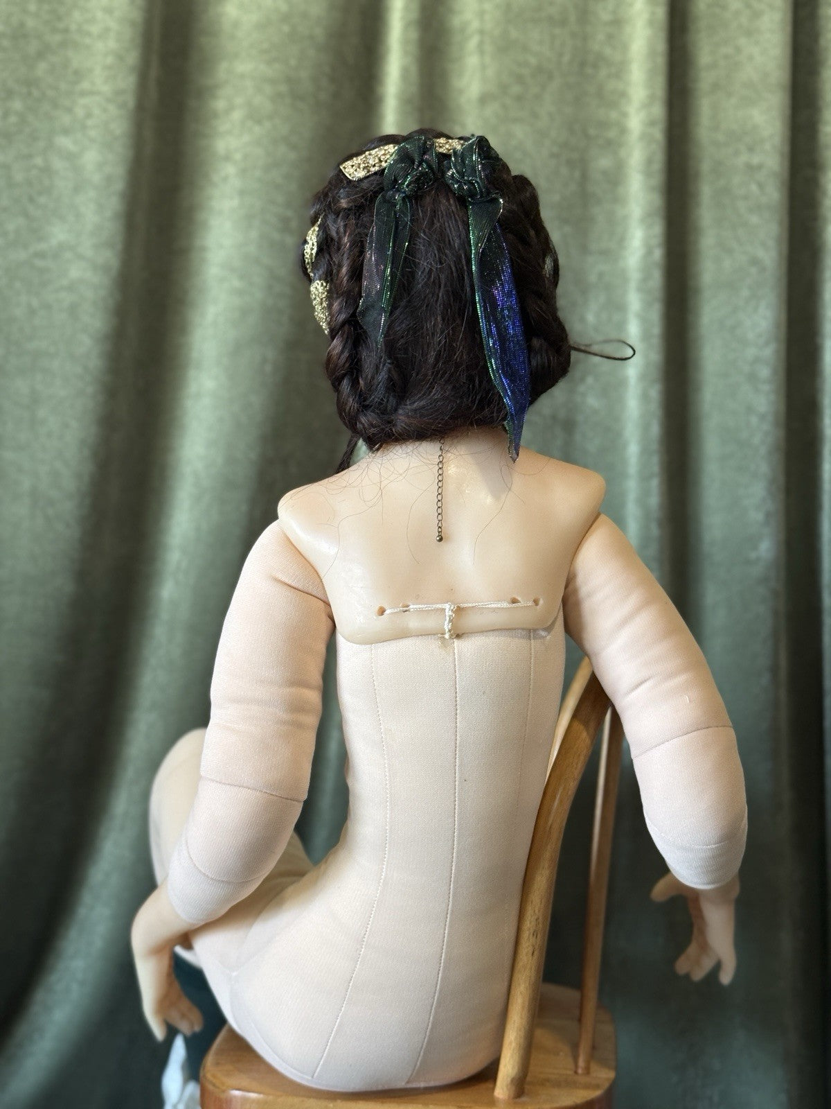 OOAK (?) Collectible Lifelike 48” Wax (?) Doll “Catalina” by Juanita Montoya