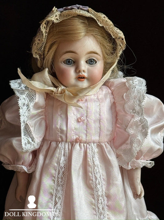 Early Antique German 13” Kestner 143 Bisque Shoulder Head Doll