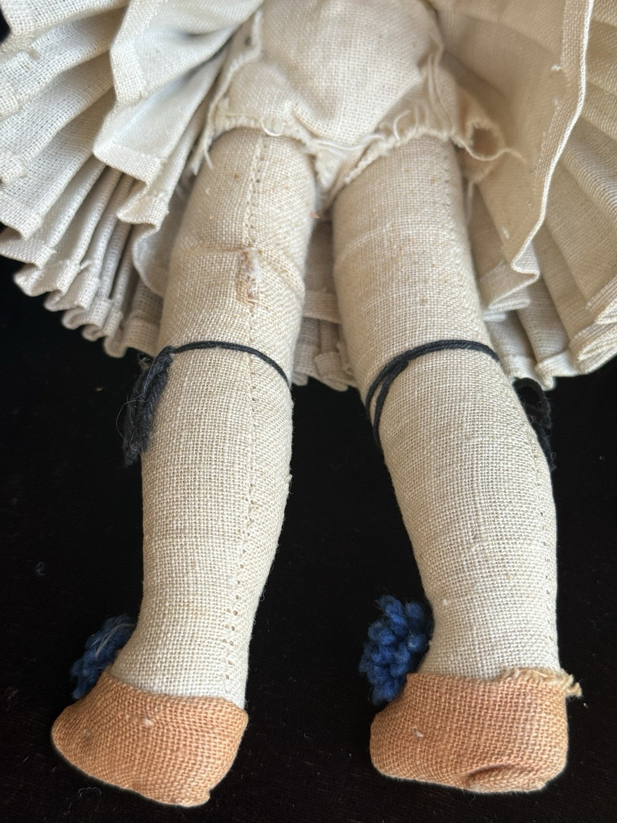 Lot of 2 Antique Composition Cloth Doll In Traditional Greek Costumes