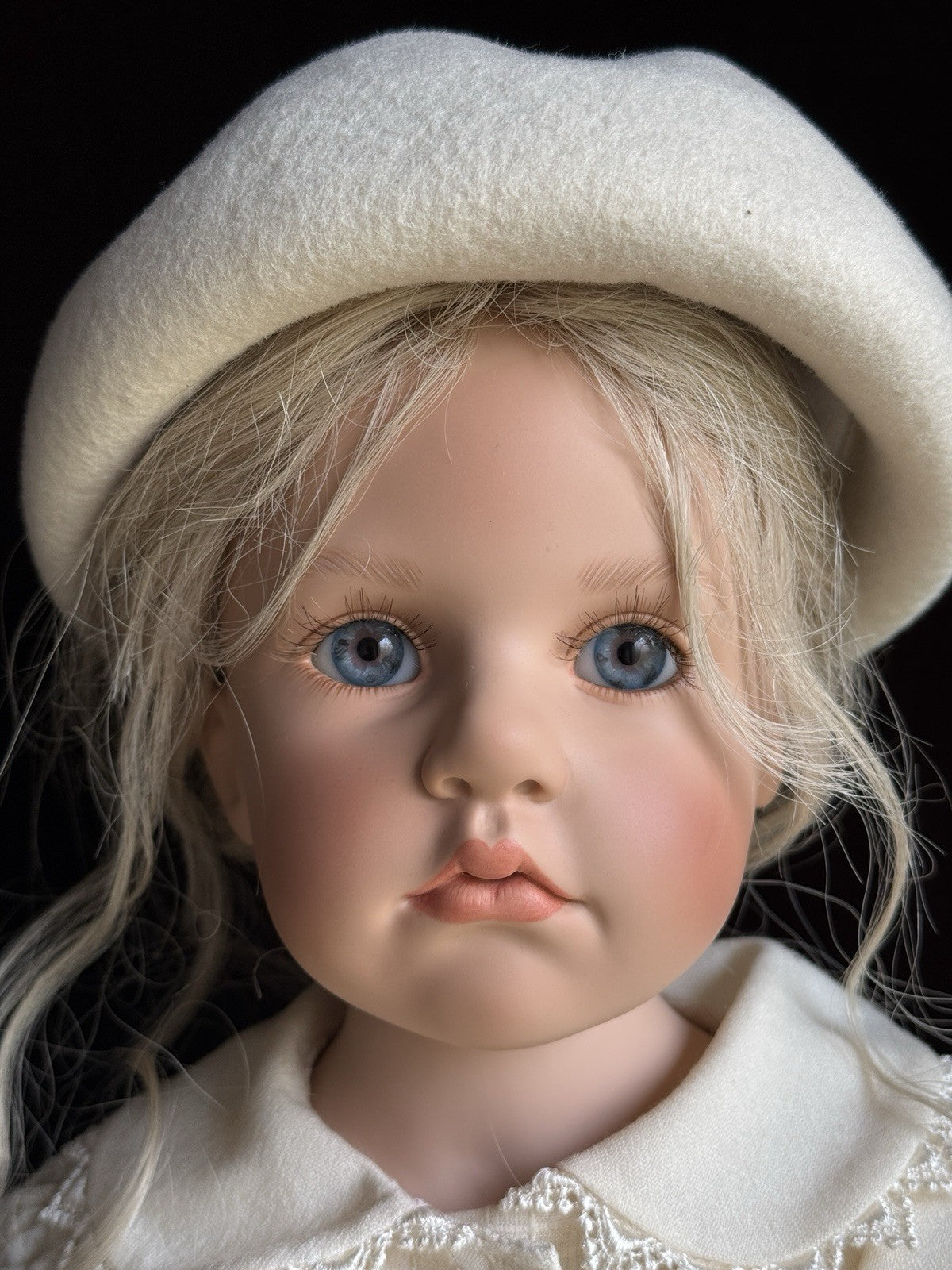 Collectible Vinyl 30” Bambina Bella Doll by Hildegard Gunzel WMP LE 500, Box