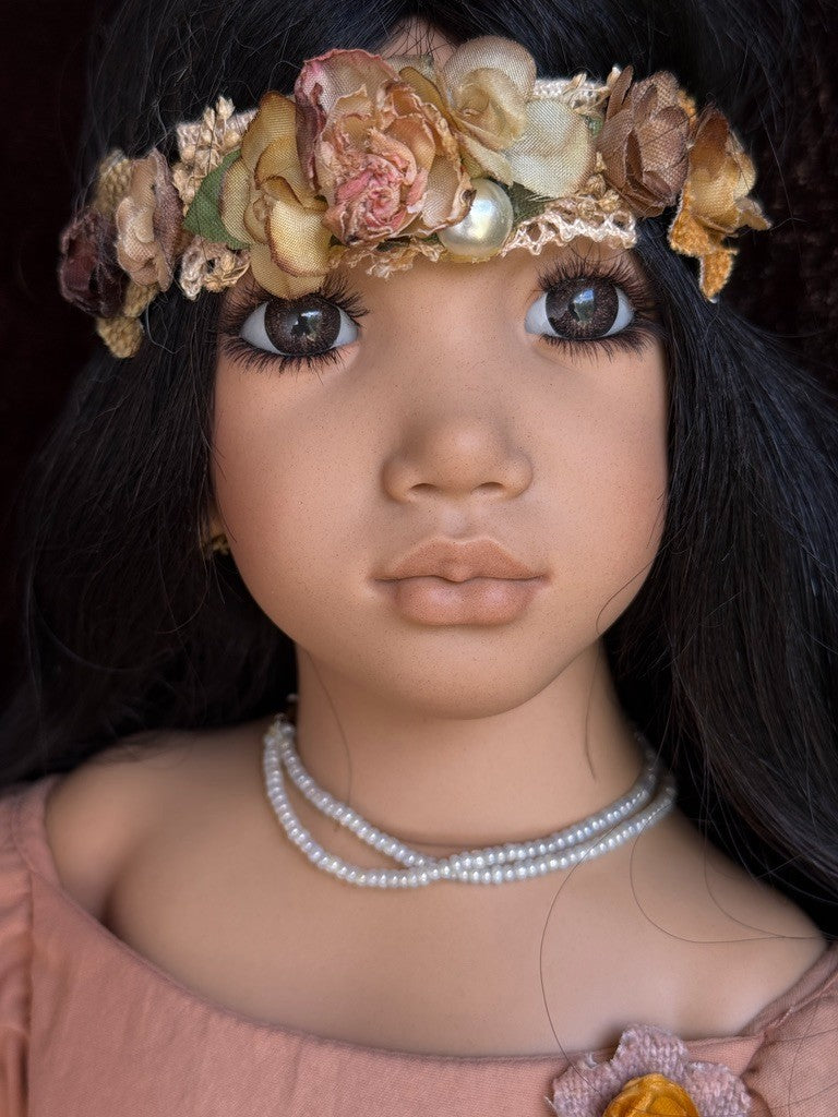 Collectible Vinyl Annette Himstedt 23” Doll “Morgana” 1996 New in Box