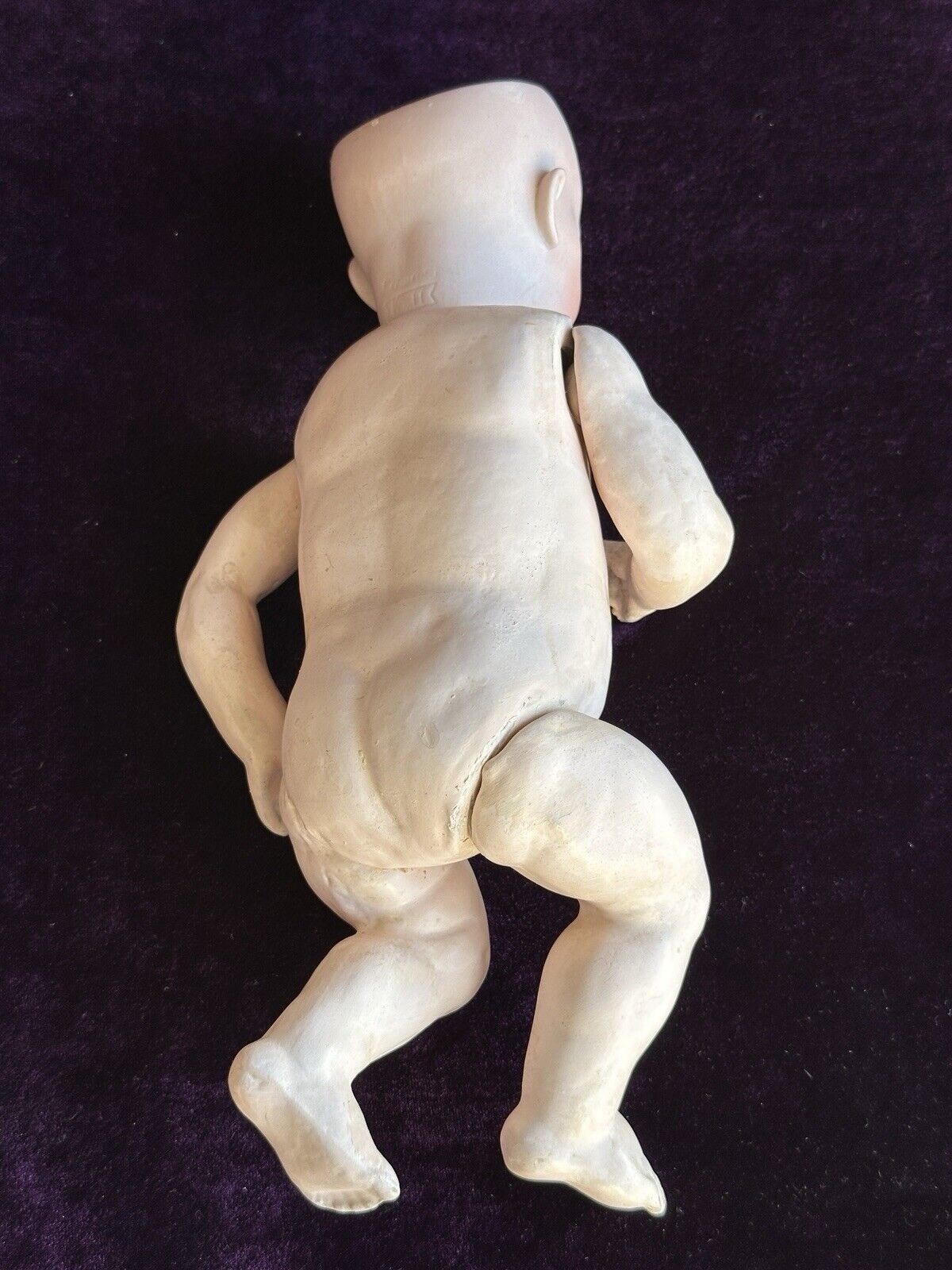 Rare Antique German 11.5” Kley Hahn 160 Open/Closed Mouth Bisque Head Baby Doll