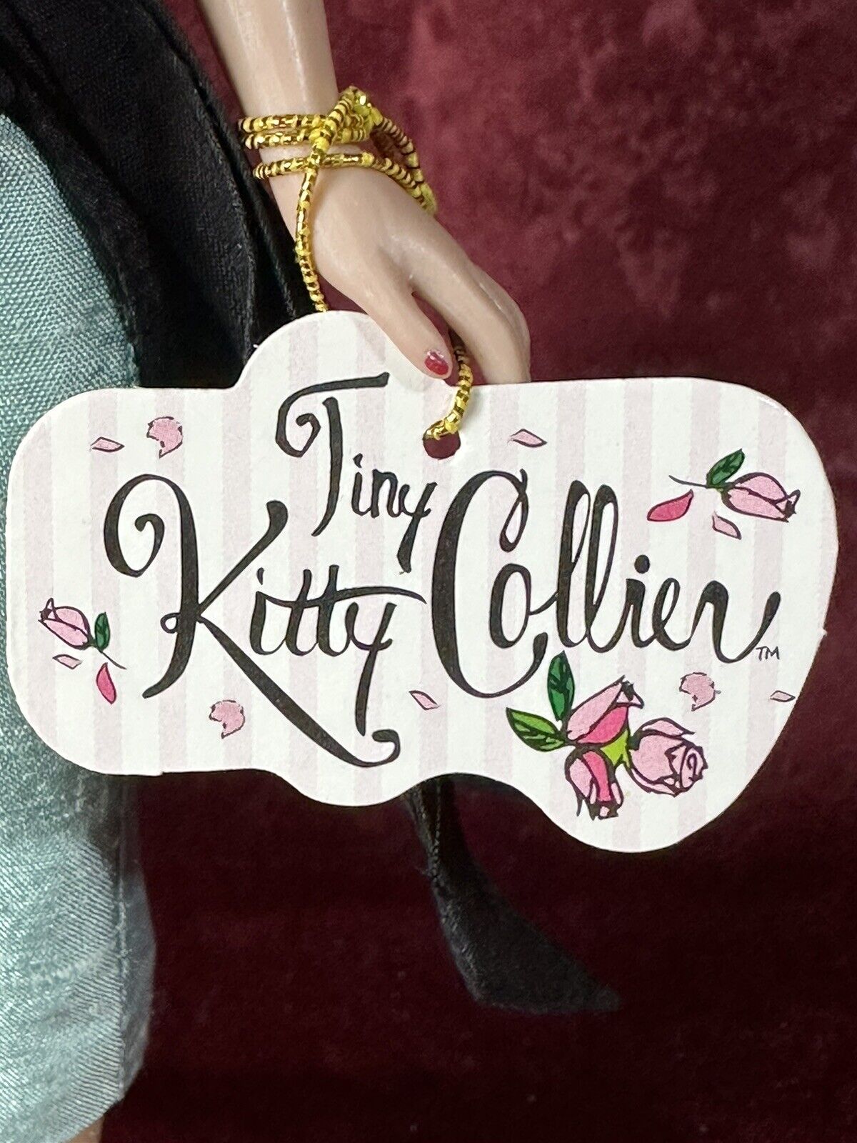 Collectible Tonner Tiny Kitty Collier 10" Doll “Little Miss Kitty" Tag/Stand