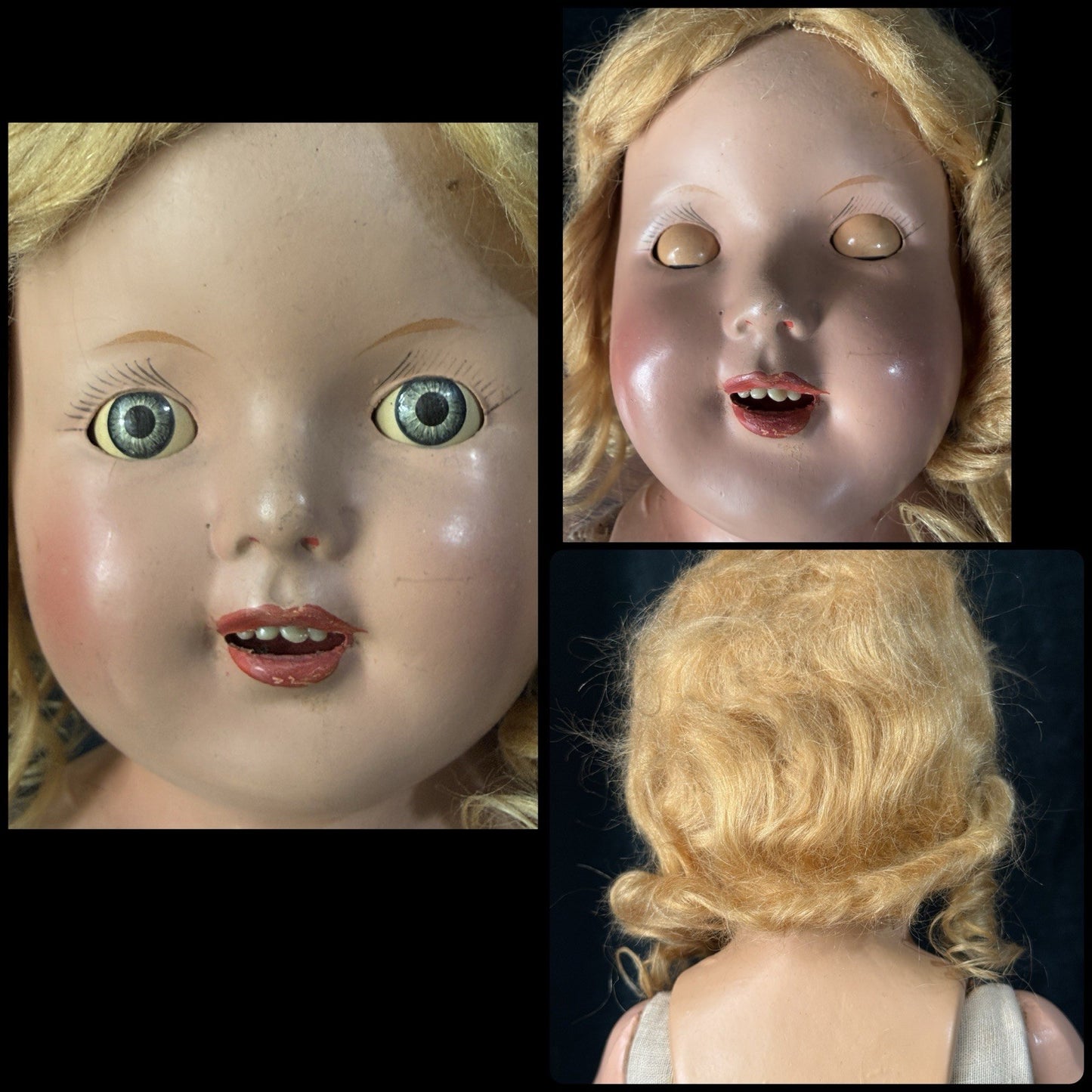 Lot Of 2 Antique 1930’s Effanbee Composition Dolls