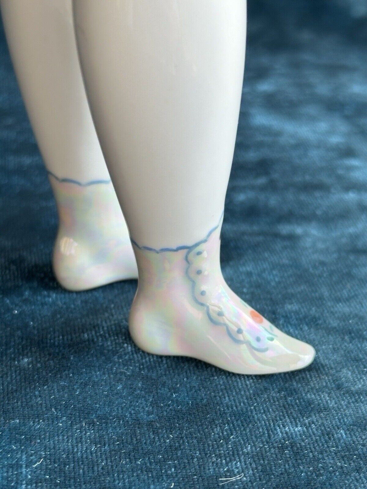 Rare 12.5” Vintage 1948 Emma Clear Signed Stuart Baby China Doll Glass Eyes