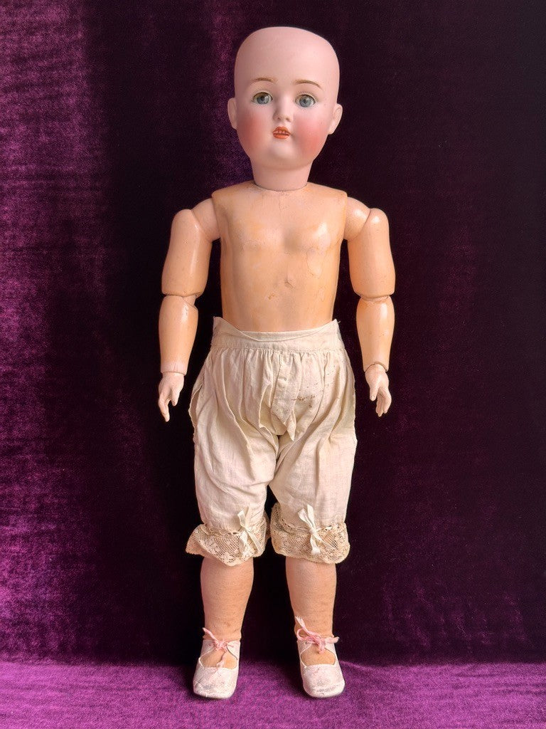 Antique German 22” Kestner 168 Bisque Head Doll Composition Body