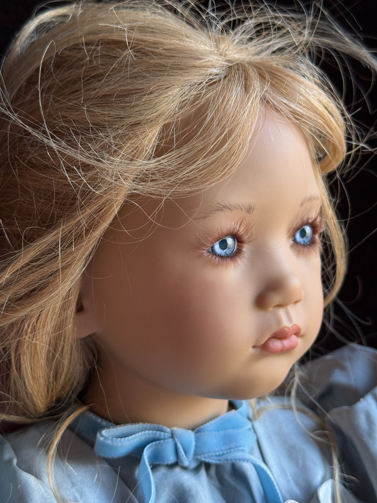 Collectible Annette Himstedt 29” Vinyl Doll Skille Girl from Norway New in Box