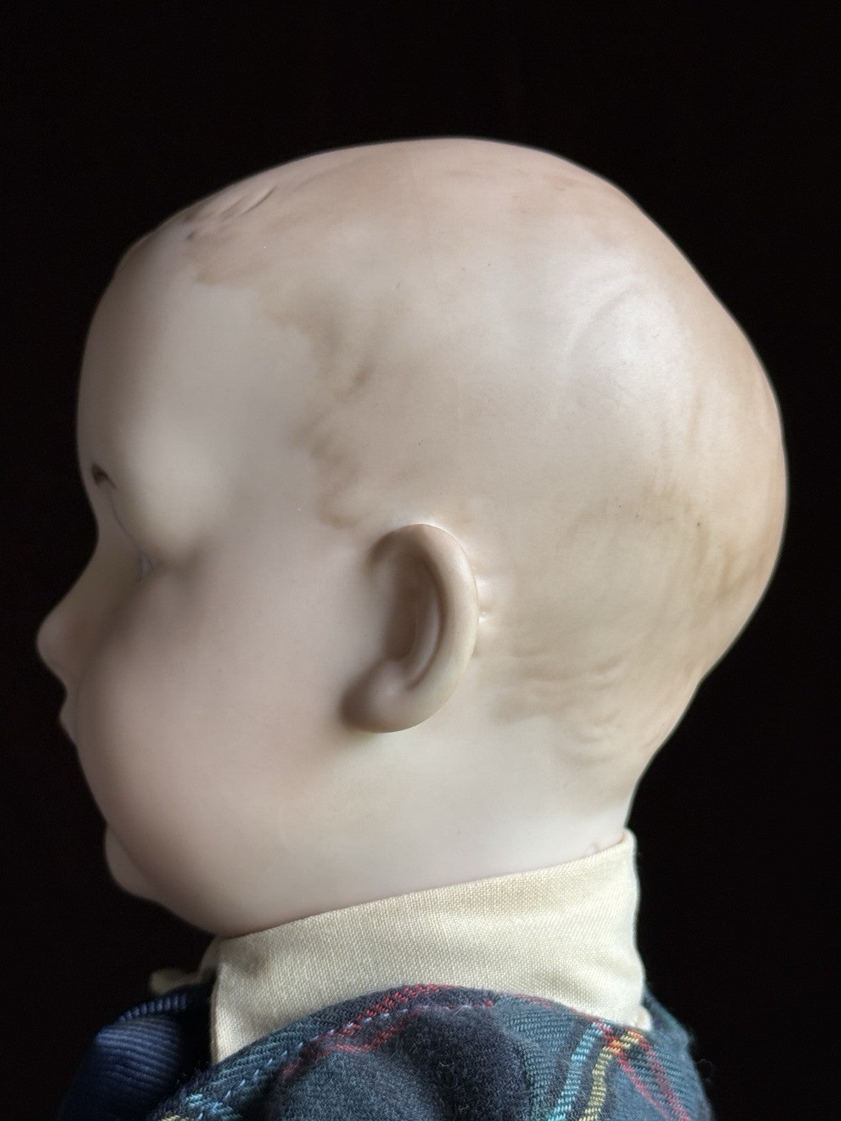 Porcelain/Composition 18” Repro of Antique Gebruder Heubach Character Boy Doll