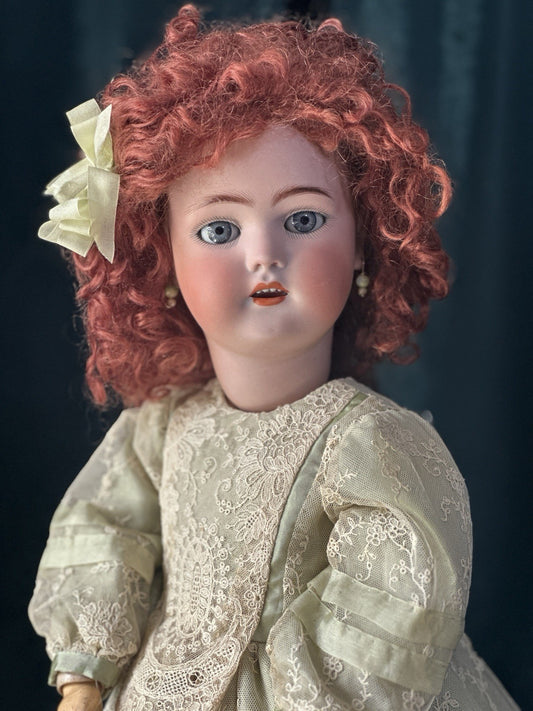 Rare Antique German Simon Halbig 21” Doll Mold 1078 Bisque Head Composition Body