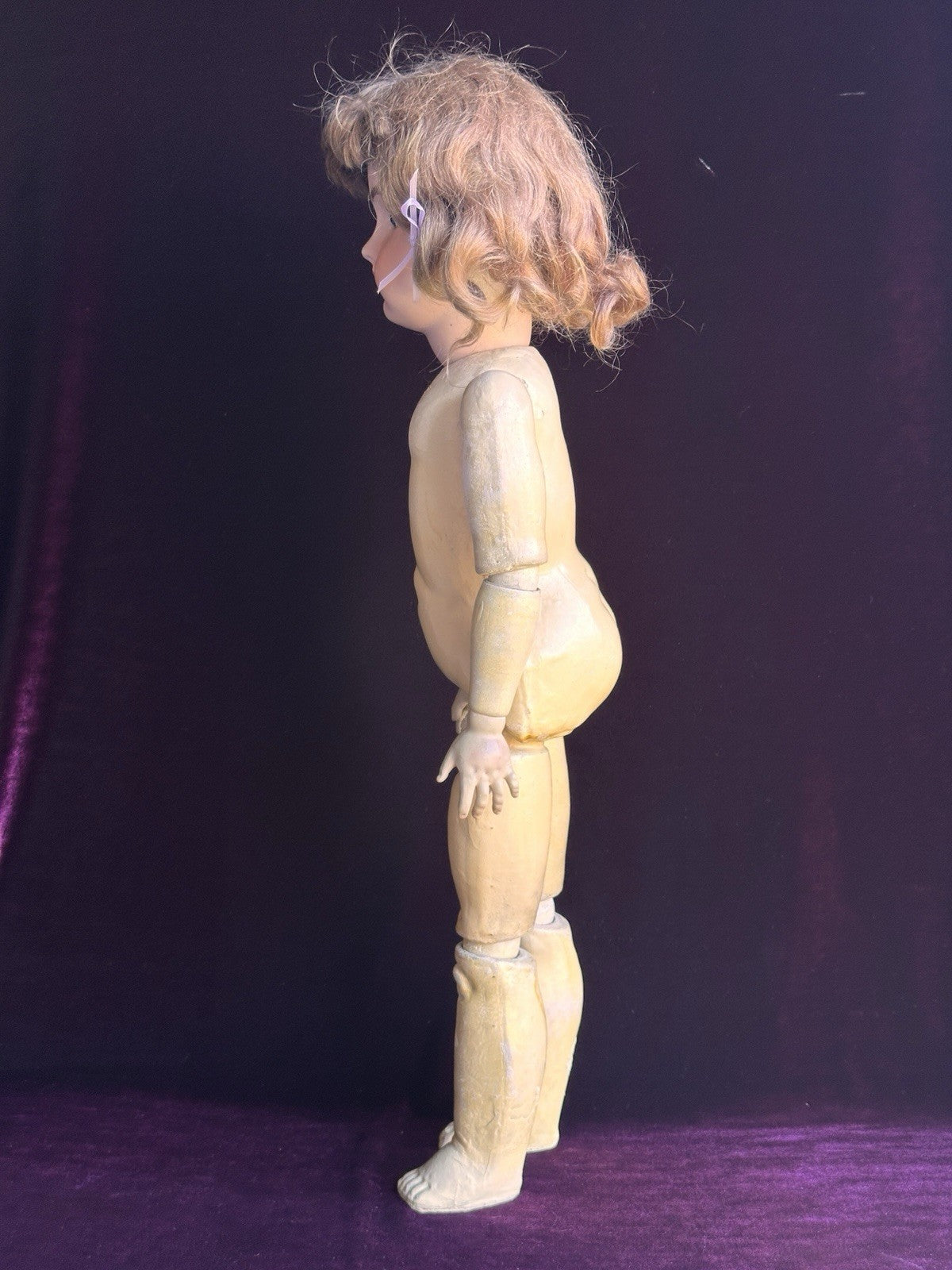 Antique German 23” Gans & Seyfarth Bisque Head Doll