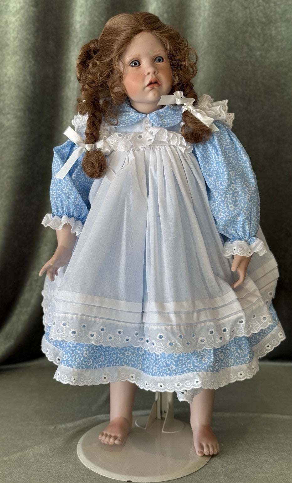 MIB Artist Hildegard Gunzel Porcelain 24” Doll “Hilke” LE 500 Box