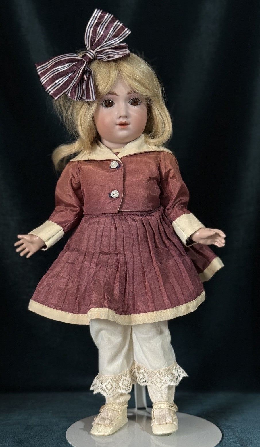Vintage Reproduction of Antique French Andre Thuillier A.11.T. 16” Doll