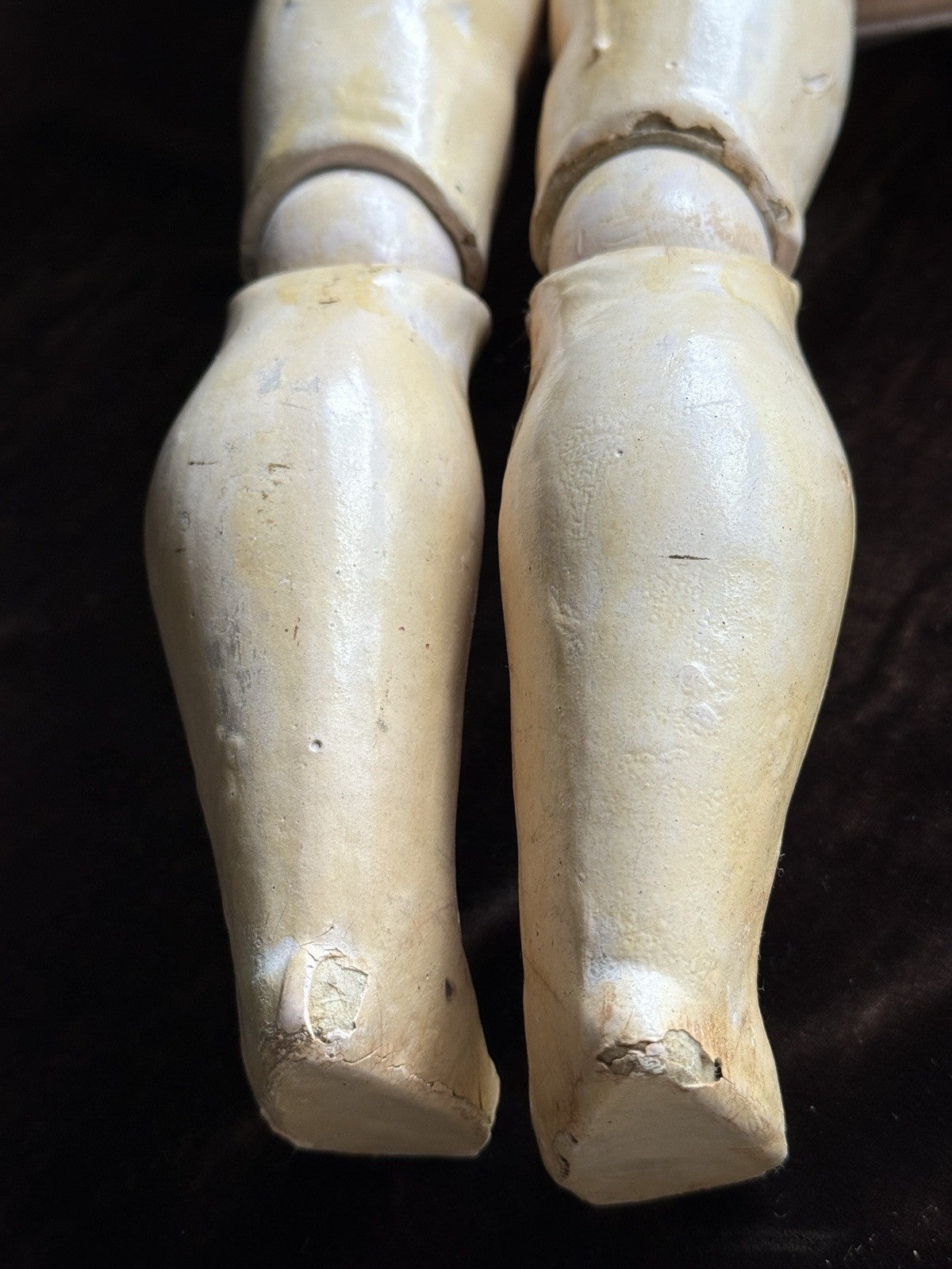 Antique German 23” Hoffmeister/Bergmann (?) Bisque Head Doll