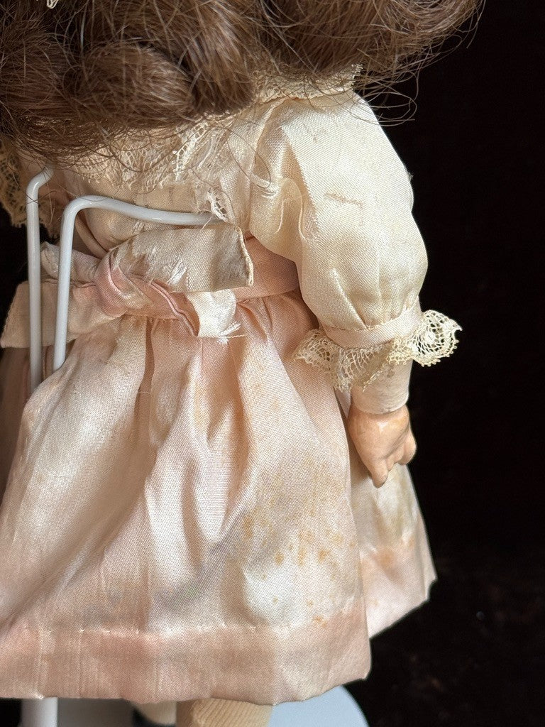 Rare Antique German 7.5” Kestner 155 Miniature Bisque Head Doll